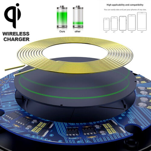 Wireless Car Charging Charger Automatic Mount Clamping Phone Holder For Apple UK - Picture 3 of 12