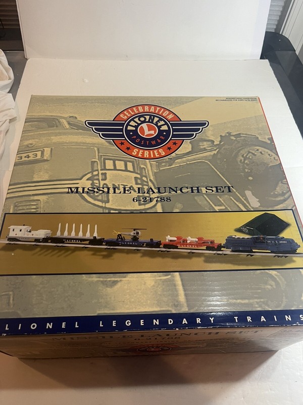 Lionel 21788 PWC Missle Launch Set. NIB.
