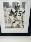 Deacon Jones LA Rams Hand Signed Autographed 11X14 Framed Photo HOF 1980 JSA COA