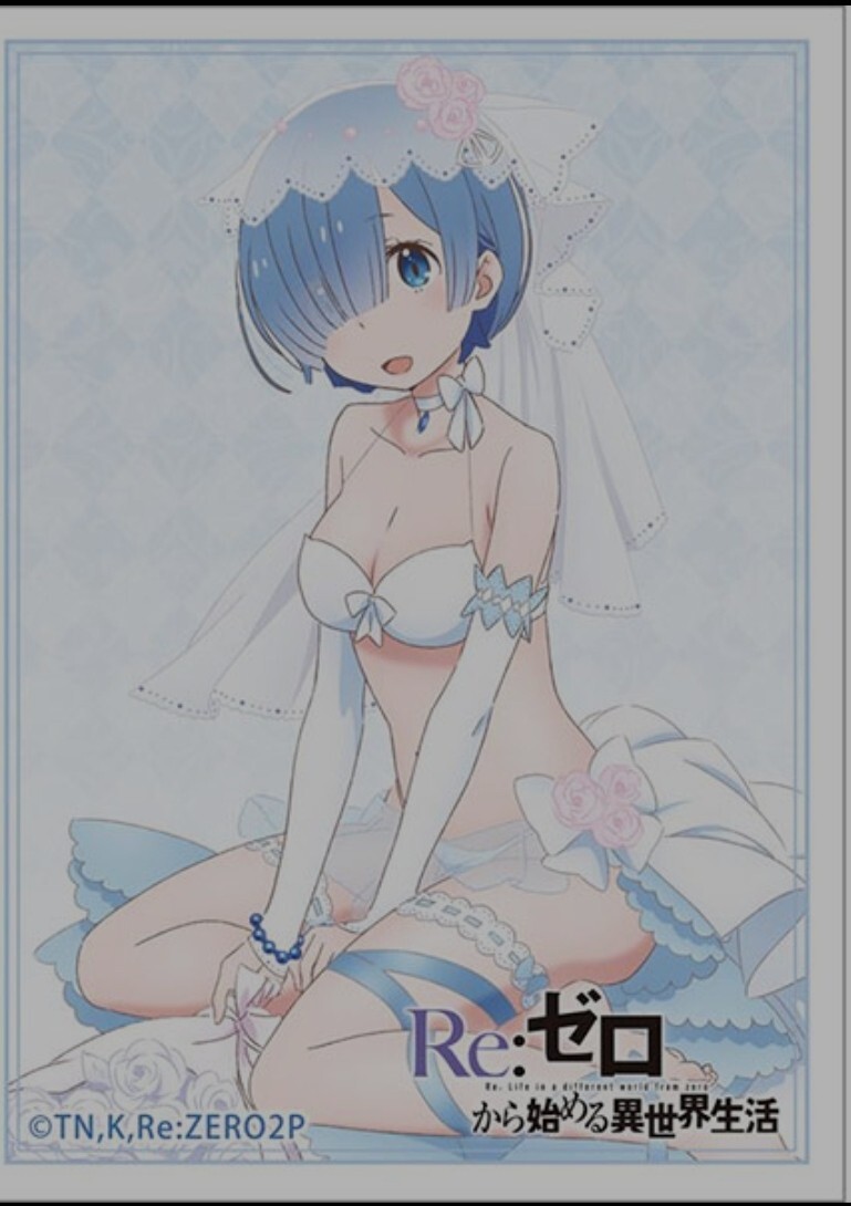 Curtain Damashii Re Zero Rem Japan Standard Size Card Sleeves 65 CT Wedding  | eBay