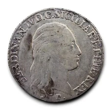 Naples plate 120 grain 1798 Ferdinand IV Bourbon