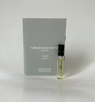 Ormonde Jayne TA'IF Elixir 2ml Parfum Natural Spray Vial