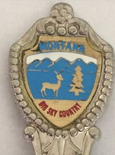 Vintage Souvenir Spoon US Collectible Montana Big Sky Country