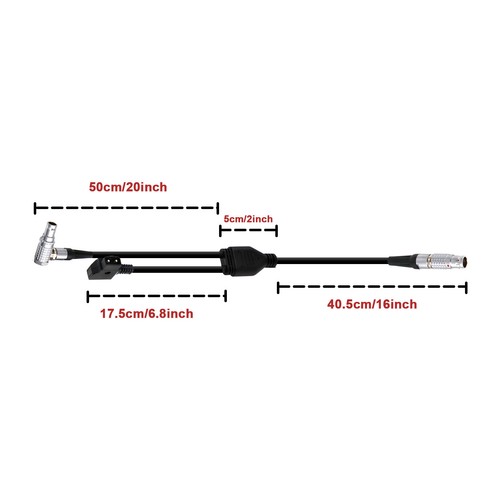 Preston 1227 Y-Cable 14 Pin Male Power Cord for Digital Micro Force Lens DM1|DM - Picture 3 of 10