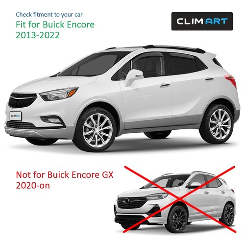 Sun Rain Visors Wind Guards for 2013-2022 Buick Encore - Picture 6 of 8