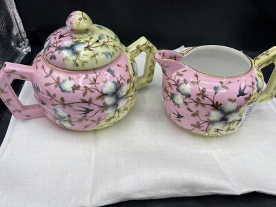 Extremely Rare German Wilhem & Graef NYC Swallow Sugar and creamer