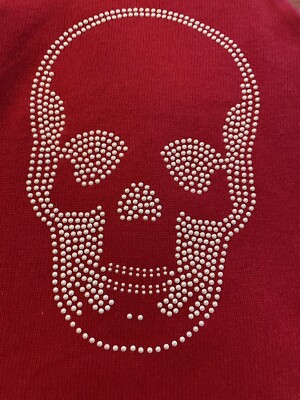 lucien pellat-finet RE100% cashmere Knit Pearl Skull Sleeveless