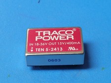  1 PC TEN 5-2413 TRACO POWER DC DC CONVERTER 15V 6W ROHS