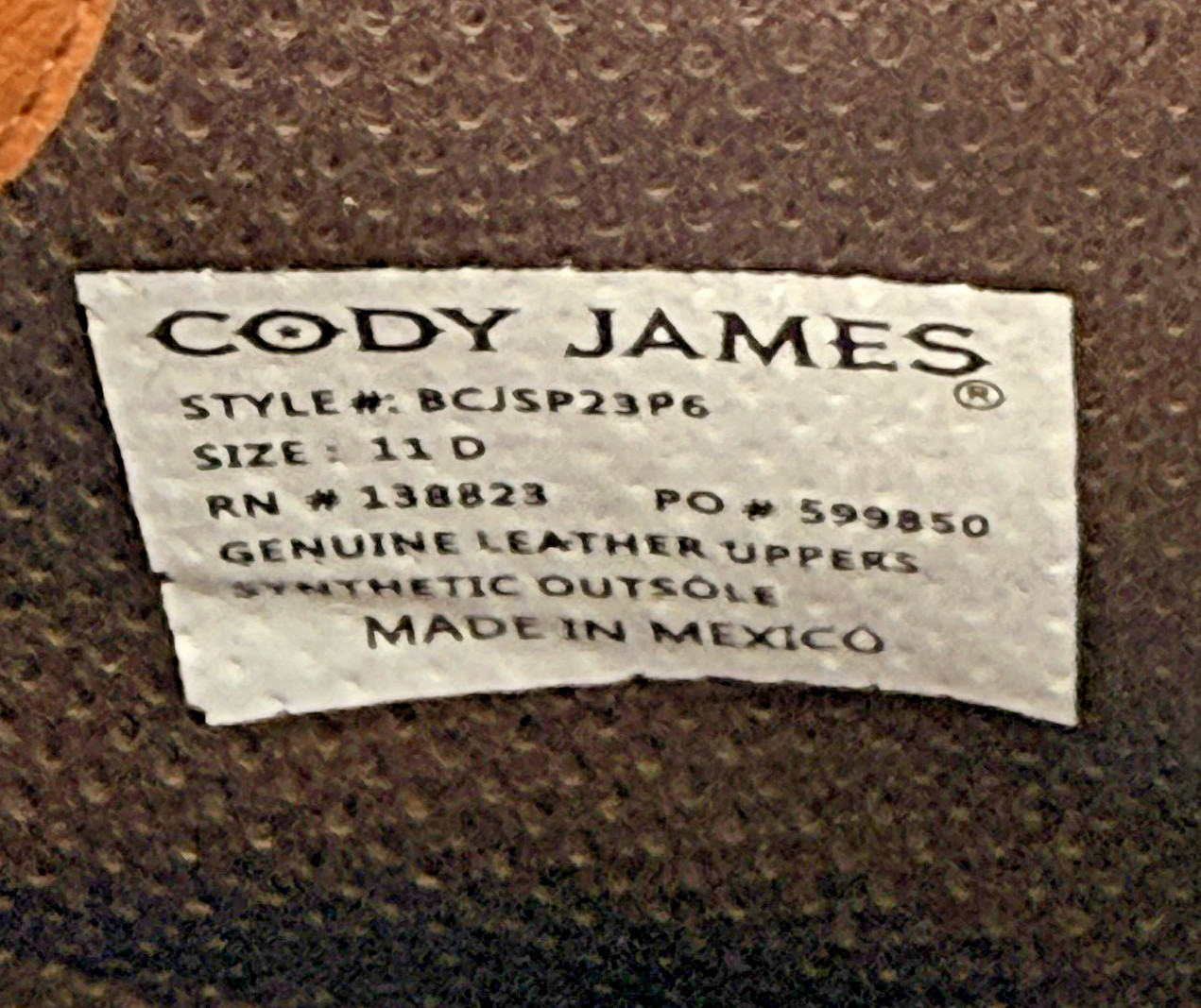 Cody James Hoverfly Broad Square Toe Western Leat… - image 14