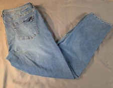 The Perfect Jean NYC Denim Mens Size 40x29 Athletic Fit Blue Dark Wash Stretch