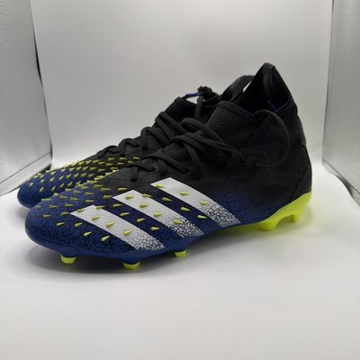 Adidas Predator Freak.2 HG/AG Black/blue US 9 High Cut Soccer