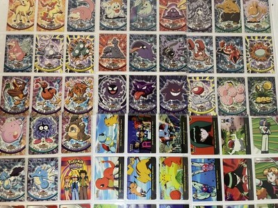 72/72 Pokemon Topps Serie 2 Komplett Set Blau Logo Set Karten 1999 Vintage 