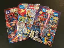 DC vs. Marvel Comics #1 2 3 4 Complete 1-4 Series 1996 Lobo Wolverine Batman