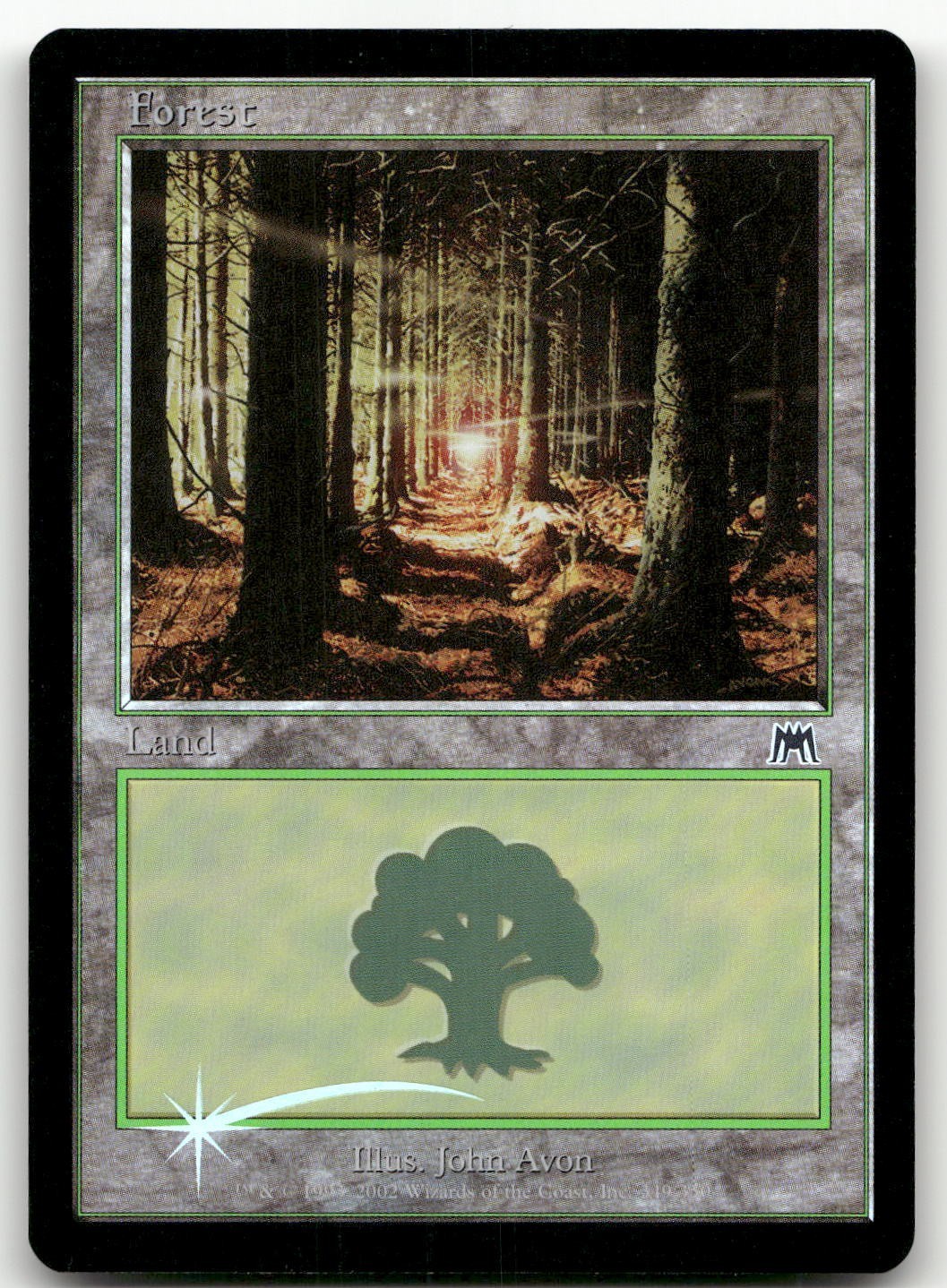 Forest (349) #349 (Foil) (NM) Onslaught ONS Magic MTG
