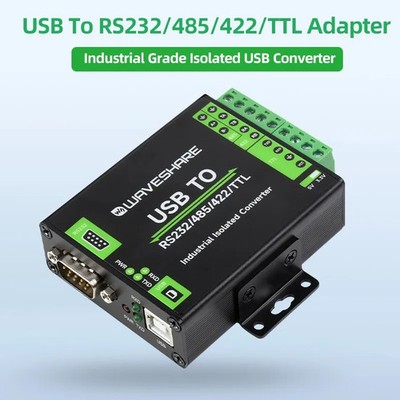 USB to RS232/RS485/RS422/TTL Industrial Isolated Converter FT232RNL Adapter