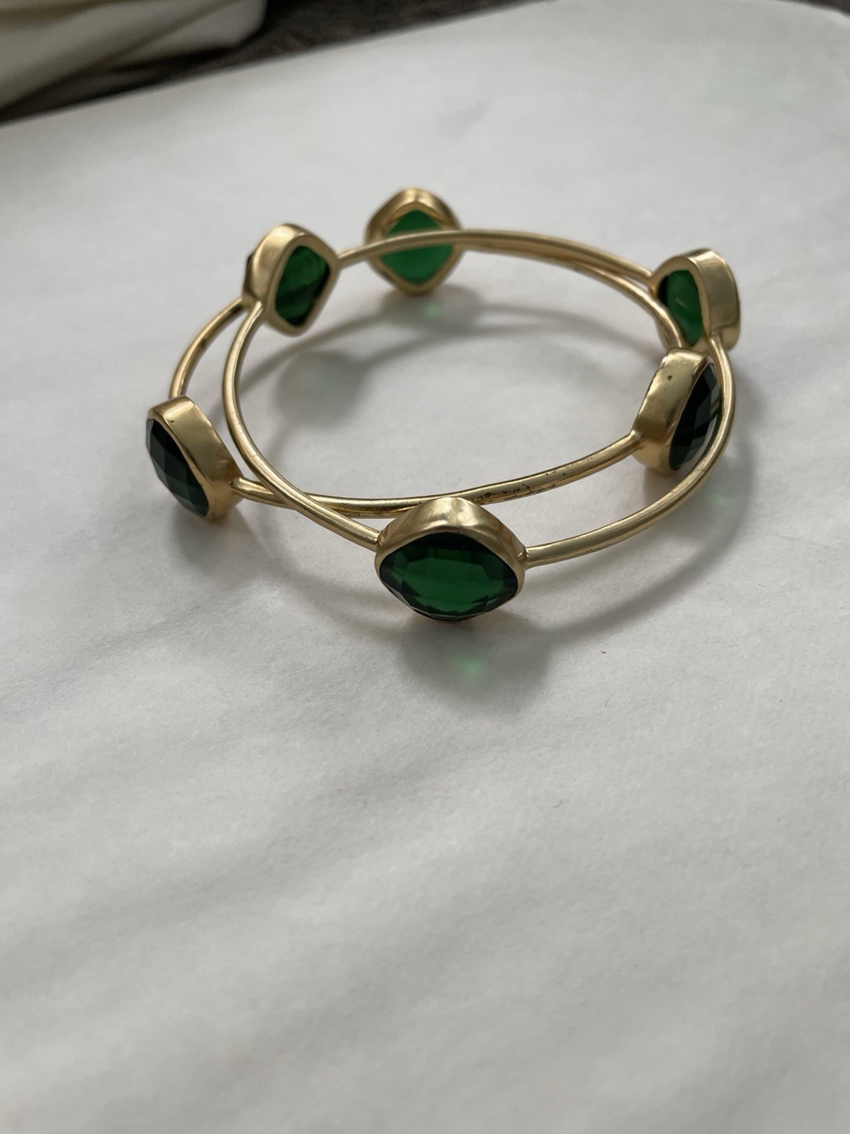 Julie Vos Stackable Green Gem Bracelets - image 18