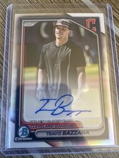 2024 Bowman Chrome Travis Bazzana Variation Image Auto Rookie RC #7/99 Call Up!!