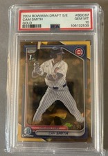 2024 1st Bowman Chrome Draft Sapphire Edition - Cam Smith #BDC-67 Gold #28/50