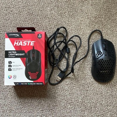 HyperX Pulsefire Haste Gaming Mouse Wired Black Used Tested