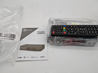 Tele System TS4020 Decoder mit Dual DVB T/T2 und DVB-S/S2 HEVC HD HDR10 HLG Tune