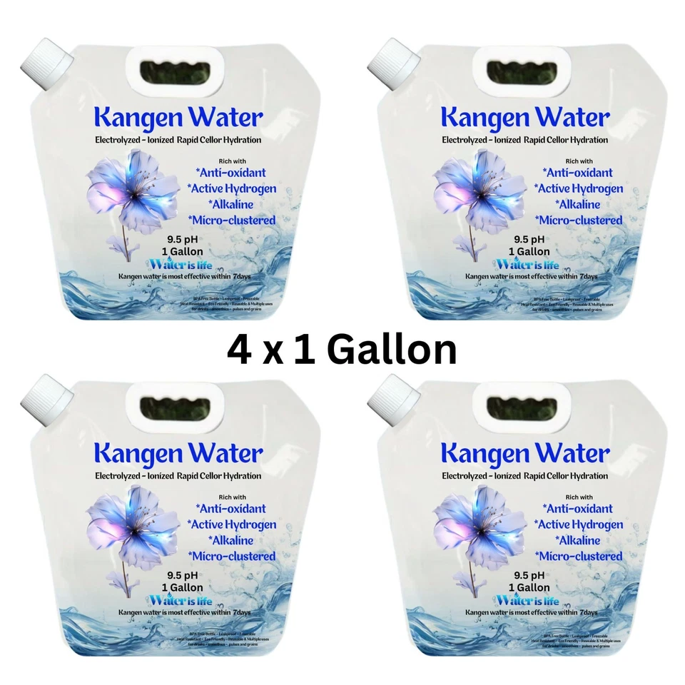 Enagic Kangen Water Bag 1 gallon 5pcs  EKS Kangen water BPA Free Bag - Image 2 of 4