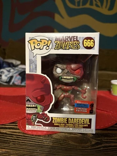 Funko Pop! Vinyl: Marvel Zombies Daredevil Figure #666 NYCC Exclusive 2020