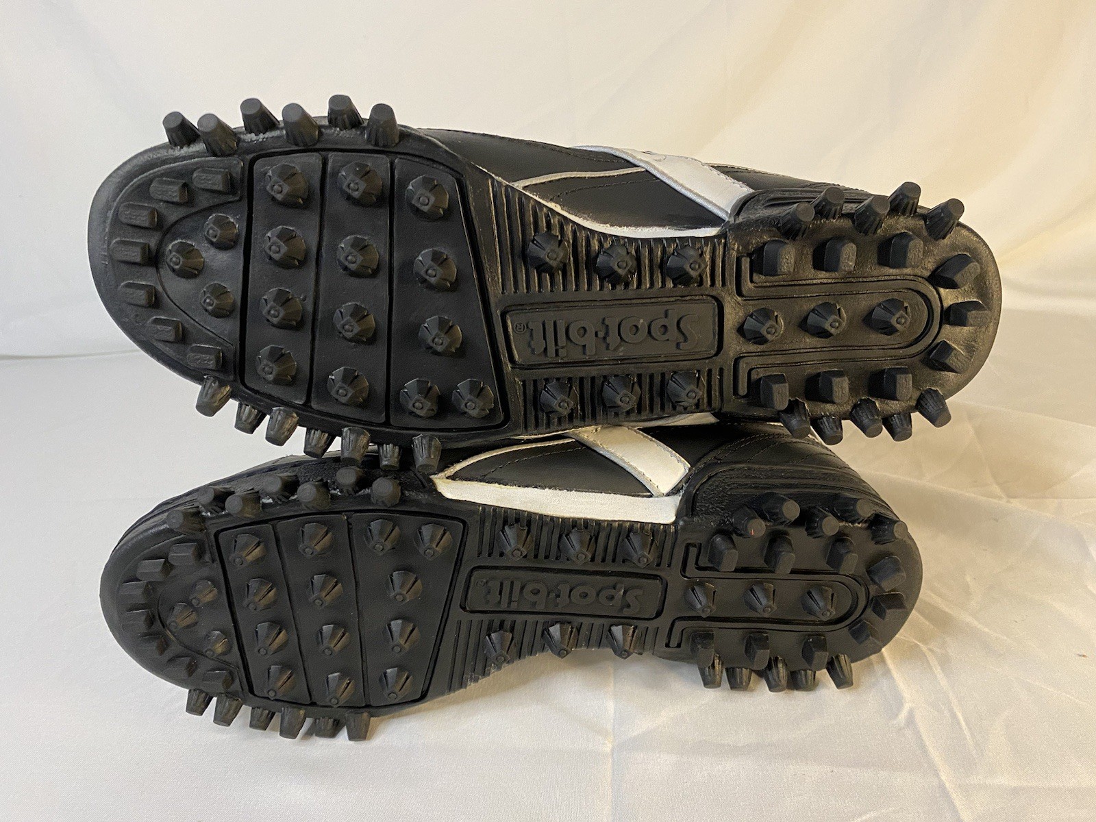 Spot Bilt Monster Cleats Baseball Umpire Black And White SB478-1 Size 9.5