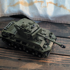 Green m4 Sherman tank