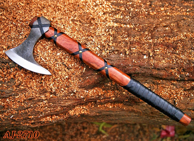 #ad CUSTOM HANDMADE FORGED CARBON STEEL AXE HATCHET INTEGRAL VIKING TOMAHAWK 2562 $62.99