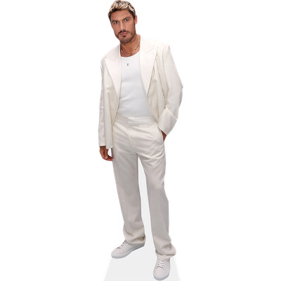 Chris Appleton (White Suit) Pappaufsteller lebensgross