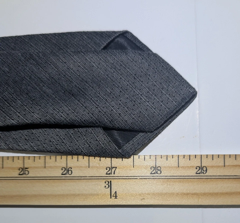 Corbata para hombre Banana Republic gris mezcla de seda Foto 4 de 4