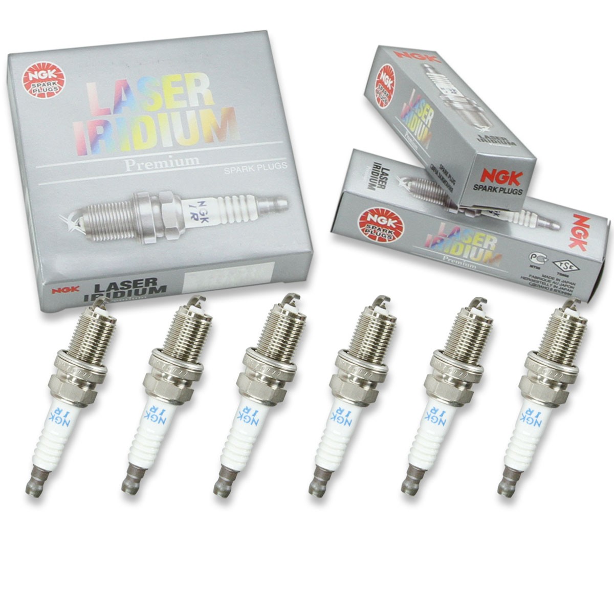 6 pc NGK 5794 IFR7F-8DS Laser Iridium Spark Plugs for 98079-578BU Ignition nf