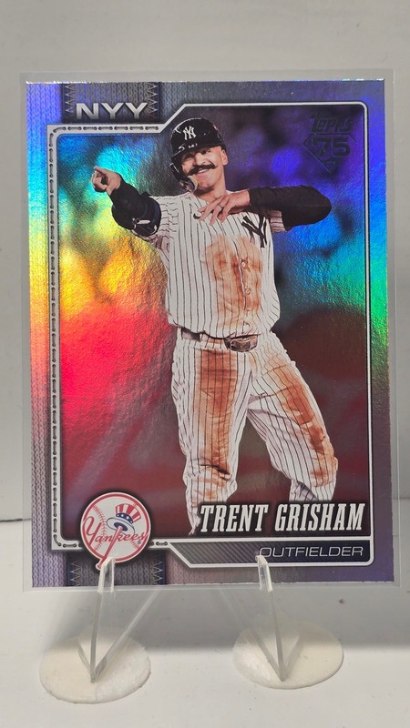 2026 Topps Series 2 Trent Grisham Rainbow Foil New York Yankees #425