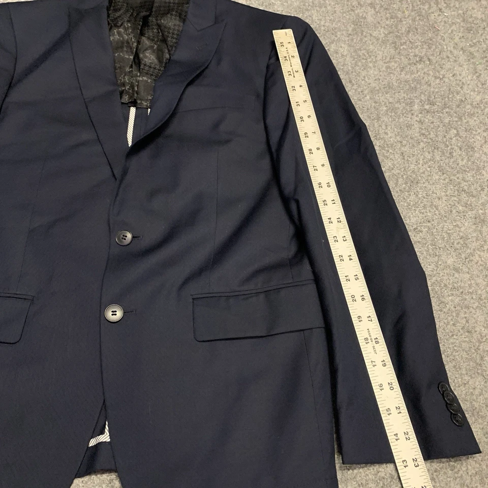 Chaqueta deportiva John Varvatos para hombre talla 38 R 38R mezcla de poliéster blazer Foto 4 de 4