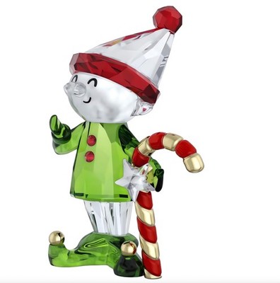 Swarovski Holiday Cheers Dulcis Elf and Candy Cane MIB #5701852 | eBay