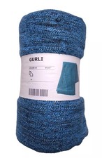 IKEA Gurli Winter Soft Throw Blankets Two-piece Teal  Blue (180X120cm)