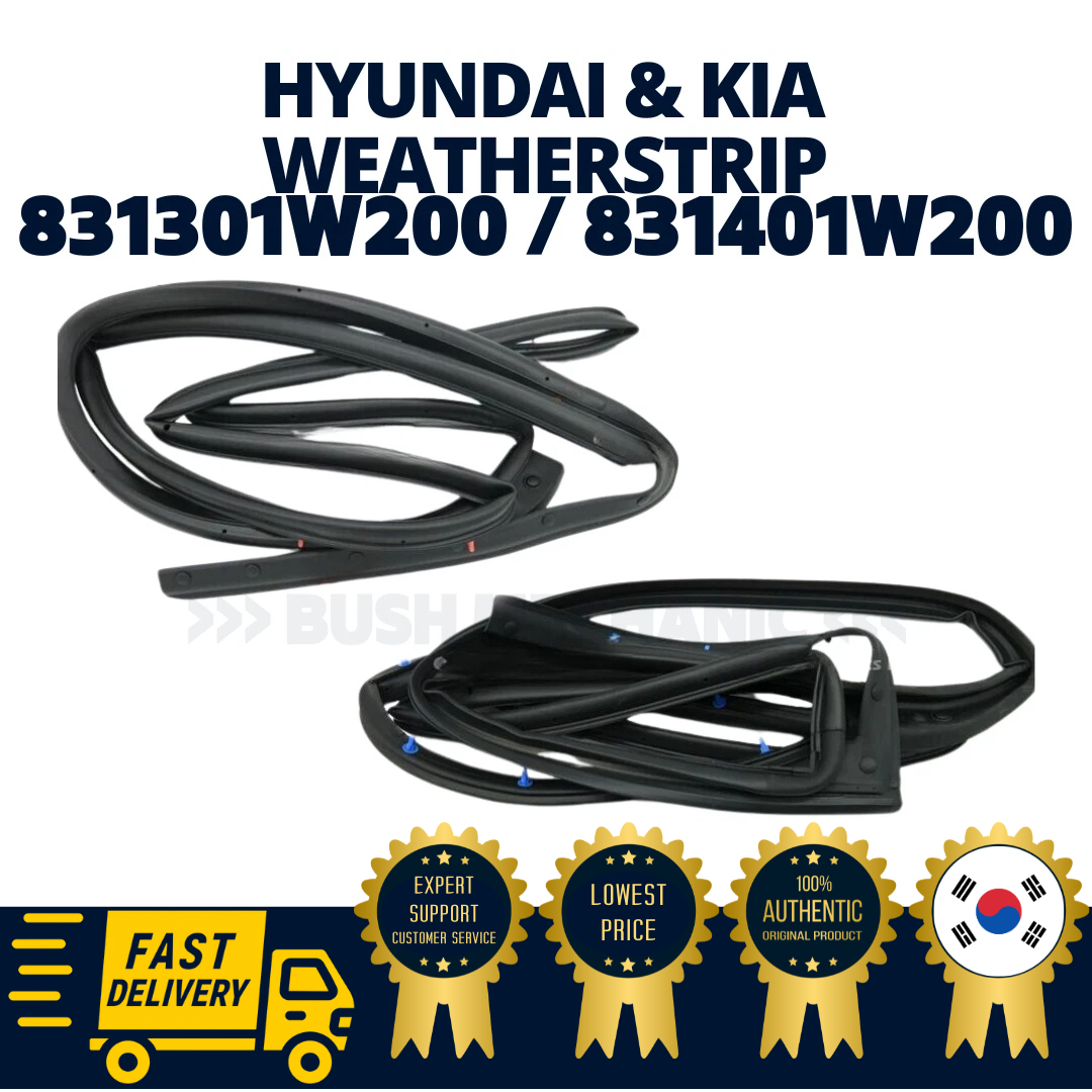 GENUINE OEM Hyundai Kia Rear Door Weather Strip 831301W200