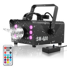 TCFUNDY 600W RGB Snow Machine Stage Fake Snow Christmas Decor Snowflake Maker