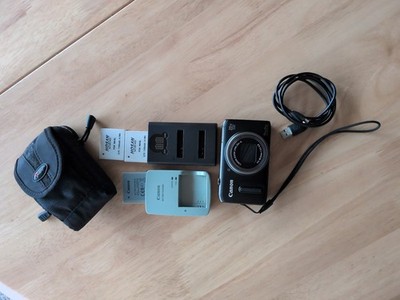 Canon PowerShot SX260 HS 12.1MP Digital Camera 20x Zoom 1080p HD Black + EXTRAS