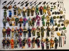 G.I. JOE  Lot Of Mixed 3.75" Figures Used, Loose, Broken, Parts, & Accessories