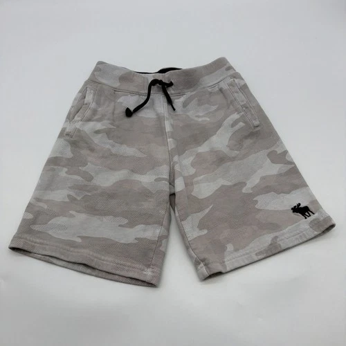 Abercrombie Shorts Kids Boys Size 9/10 Y Camo Pockets Logo .#47545
