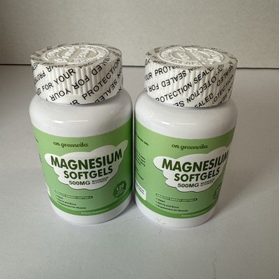 Lot of magnesium Softgels 500 Mg