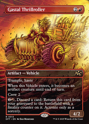MTG Aetherdrift REVVED UP SHOWCASE R Gastal Thrillroller #0313