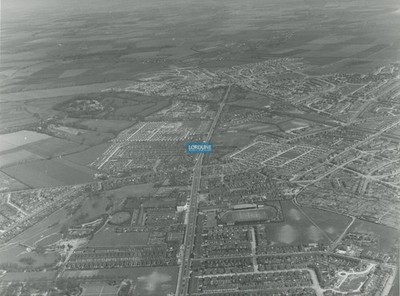 Rumpf Sozialgeschichte: Luftaufnahme der Holderness Road, Hull (Craven Park) (837)
