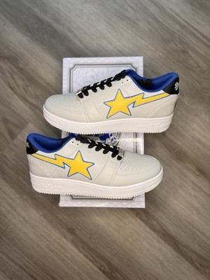 Size 9 - A Bathing Ape Dreamville x Bapesta M1 Low Grey