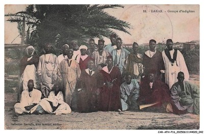 CAR-AFHP16-0872-SENEGAL - Dakar - Gruppe Eingeborene