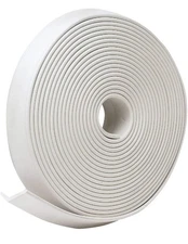 33ft Durable Garage Door Seal & Weather Stripping Insulation Kit Top&Side White