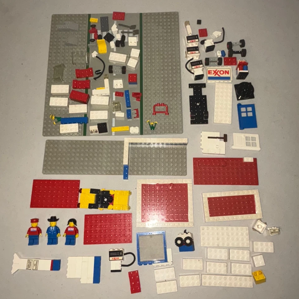 Lego Legoland System 6375 Classic Town Exxon Gasolinera 1980 Juguete de Colección con Caja  Foto 4 de 4