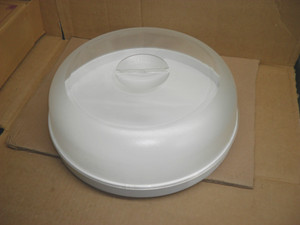 Pampered Chef CHILLZANNE PLATTER w/Lid Iceless Cold for hours ~~ Free Shipping