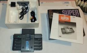 PC ENGINE NEC SUPER GRAFX PI-TG4 BOXED Console MATCH SERIAL MADOU KING GRANZORT